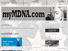 Tablet Screenshot of mymdna.wordpress.com