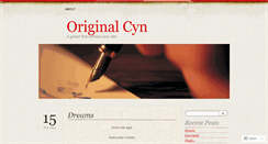 Desktop Screenshot of cynthiarobinson.wordpress.com
