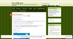 Desktop Screenshot of itsafullnest.wordpress.com