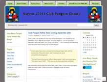 Tablet Screenshot of naruto17141clubpenguincheats.wordpress.com
