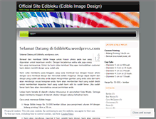 Tablet Screenshot of edibleku.wordpress.com