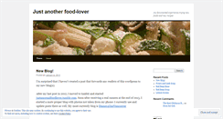 Desktop Screenshot of justanormalfoodlover.wordpress.com