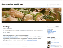 Tablet Screenshot of justanormalfoodlover.wordpress.com