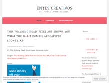 Tablet Screenshot of entescreativos.wordpress.com