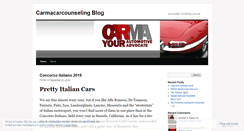 Desktop Screenshot of carmacarcounselor.wordpress.com