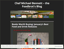 Tablet Screenshot of foodbrat.wordpress.com