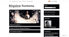 Desktop Screenshot of cronicasnocturnas.wordpress.com