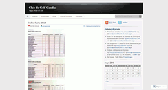 Desktop Screenshot of clubgolfgandia.wordpress.com