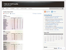 Tablet Screenshot of clubgolfgandia.wordpress.com