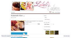 Desktop Screenshot of lolalicake.wordpress.com