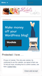 Mobile Screenshot of lolalicake.wordpress.com
