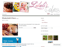 Tablet Screenshot of lolalicake.wordpress.com