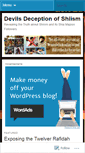Mobile Screenshot of devilsdeceptionofshiism.wordpress.com