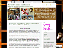 Tablet Screenshot of devilsdeceptionofshiism.wordpress.com