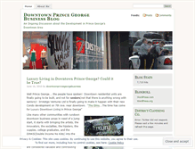 Tablet Screenshot of downtownprincegeorgebusiness.wordpress.com