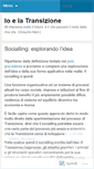 Mobile Screenshot of ioelatransizione.wordpress.com