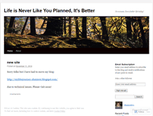 Tablet Screenshot of lifehappens1.wordpress.com