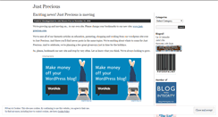 Desktop Screenshot of justprecious.wordpress.com