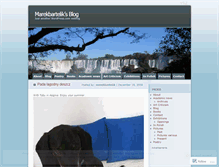 Tablet Screenshot of marekbartelik.wordpress.com