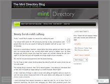 Tablet Screenshot of mintdirectorymagazine.wordpress.com