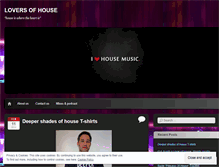 Tablet Screenshot of loversofhouse.wordpress.com