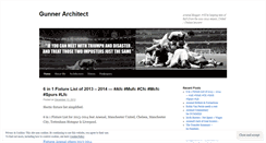 Desktop Screenshot of gunnerarchitect.wordpress.com
