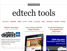 Tablet Screenshot of edtechtools.wordpress.com