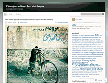 Tablet Screenshot of eyeonphotojournalism.wordpress.com