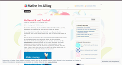 Desktop Screenshot of matheblog.wordpress.com