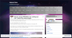 Desktop Screenshot of naturalrain.wordpress.com