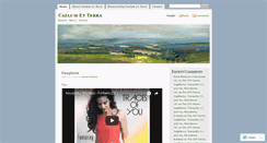 Desktop Screenshot of caelumetterra.wordpress.com