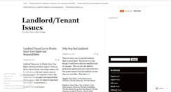 Desktop Screenshot of landlordtenantlaws.wordpress.com