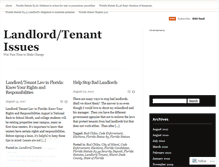 Tablet Screenshot of landlordtenantlaws.wordpress.com