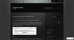 Desktop Screenshot of chitaranjanp.wordpress.com