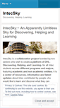 Mobile Screenshot of intecsky.wordpress.com