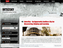 Tablet Screenshot of intecsky.wordpress.com