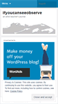 Mobile Screenshot of ifyoucanseeobserve.wordpress.com