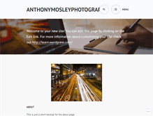 Tablet Screenshot of anthonymosleyphotography.wordpress.com