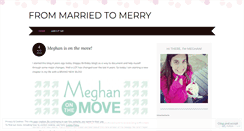 Desktop Screenshot of frommarriedtomerry.wordpress.com