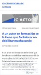 Mobile Screenshot of jcactors.wordpress.com