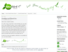 Tablet Screenshot of limebirduk.wordpress.com