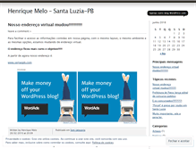 Tablet Screenshot of henriquexmelo.wordpress.com