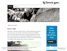 Tablet Screenshot of kellyjolovesgavin.wordpress.com