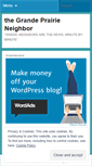 Mobile Screenshot of grandeprairieneighbor.wordpress.com