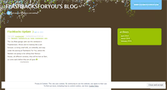 Desktop Screenshot of flashbacksforyou.wordpress.com