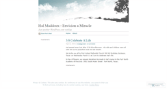 Desktop Screenshot of halmaddoux.wordpress.com