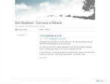 Tablet Screenshot of halmaddoux.wordpress.com