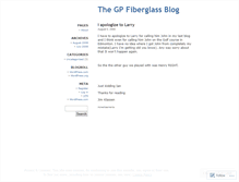Tablet Screenshot of gpfiberglass.wordpress.com