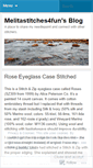Mobile Screenshot of melitastitches4fun.wordpress.com