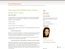 Tablet Screenshot of careerbranches.wordpress.com